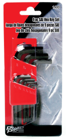 9 PC HEX KEY SET - SAE