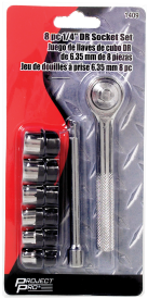 8 PC 1/4 DR SOCKET SET