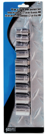 10 PC 1/2 DR SOCKET SET - MM