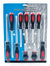10 PC SCREWDRIVER SET W/ STORA