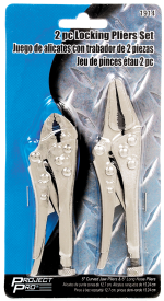 2 PC LOCKING PLIERS SET