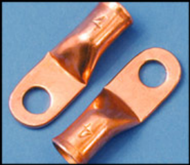 COPPER BATTERY CABLE LUG 3/8 H