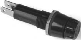 FUSE HOLDER PANEL MOUNT GLASS