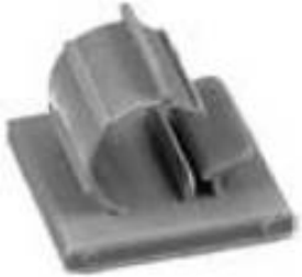 WIRING CLIP SELF ADHESIVE 1/4