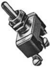 ON-OFF-ON TOGGLE SWITCH 15 AMP