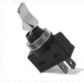 ON-OFF CHROME DUCKBILL TOGGLE