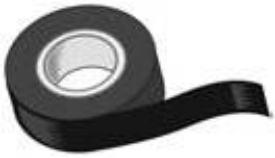 ELECTRICAL TAPE BLACK 3/4 WIDE