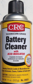 BATTERY CLNR W/ ACID INDICATOR
