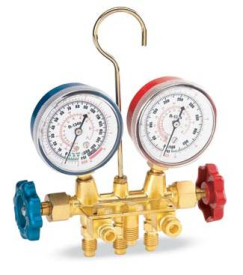 R134A BRASS MANIFOLD W/ 72 HOS