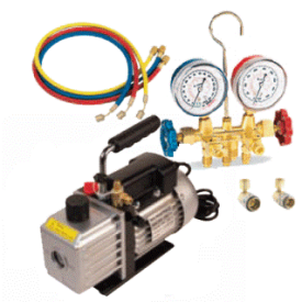 Vacuum Pump & Gauge Set Assort