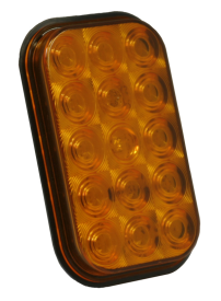 AMBER RECTANGULAR LED