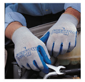 GLOVE - LATEX OVER KNIT - X-LA