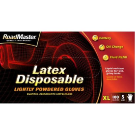 GLOVE - DISPOSABLE LATEX; 100