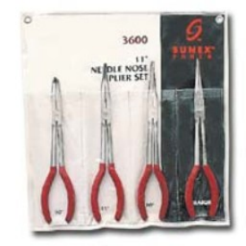 PLIERS SET 4 PC. EXTENDED NOSE