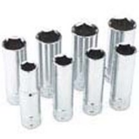 10 PC 1/4 DR 6PT SAE DEEP SKT