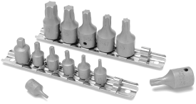 15 PC 3/8 & 1/4 DR STAR BIT