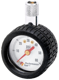 TIRE SHAPED TIRE PRESSURE GAUG