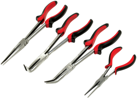 4PC LONG NOSE PLIERS SET