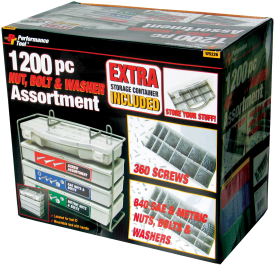 1200PC NUT & BOLT ASSORMENT