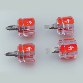 4 PC MINI STUBBY SCRWDRVR SET