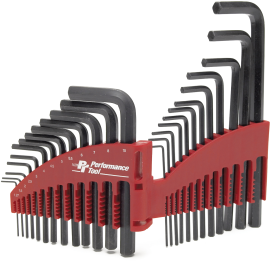 25 PC SAE/MM HEX KEY WR SET